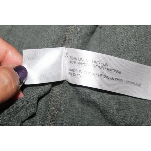 Supplies Linen Blend Cardigan Large Open front Lagenlook Pockets long sleeves - Picture 7 of 8